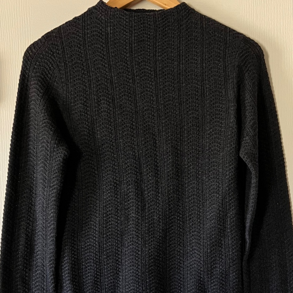 Rag & Bone Francesca Merino Sweater Charcoal Size Medium NWT